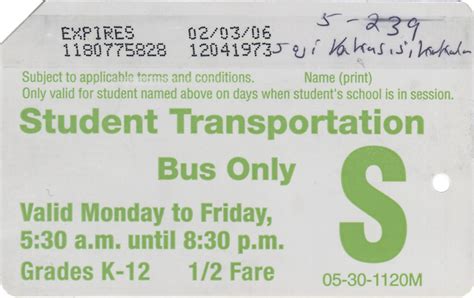 new student metrocards